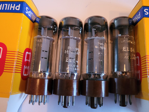 El34 philips xf4 getter - el34,